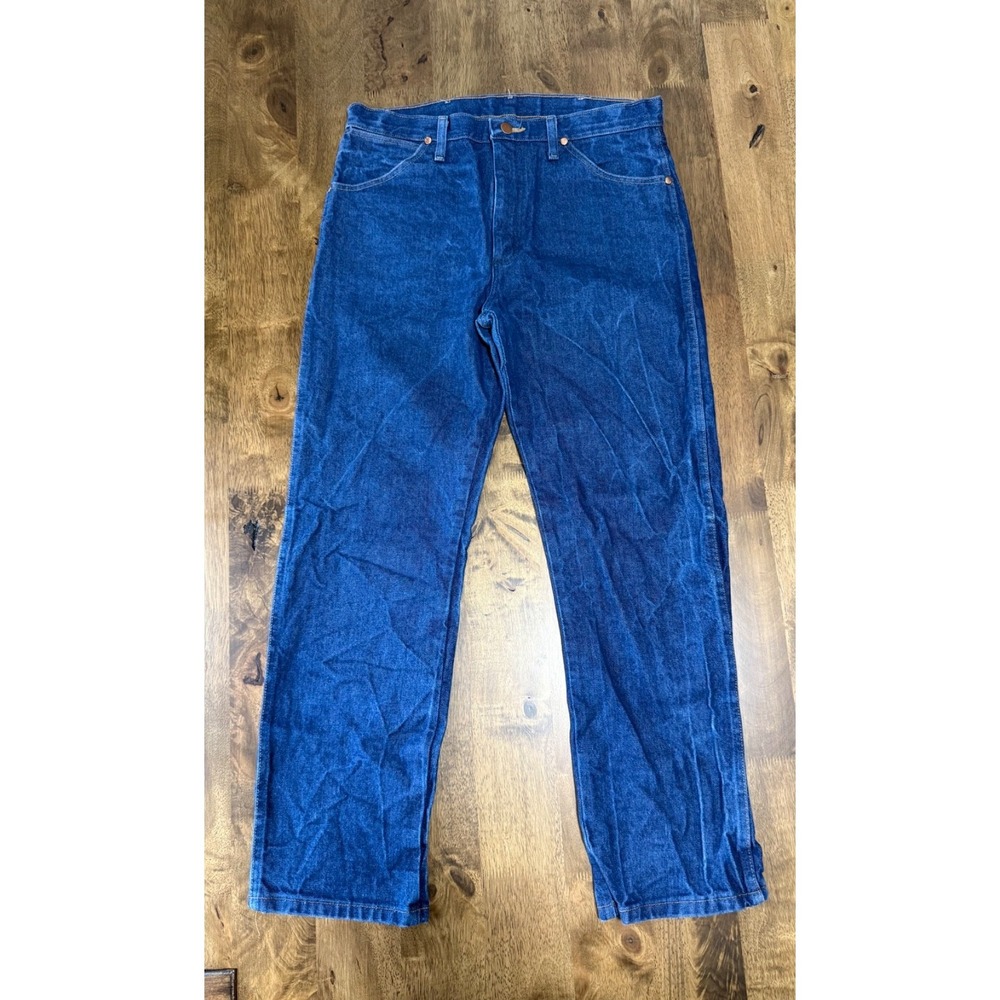EUC Mens Wrangler jeans 100% cotton fly tag size 34x30